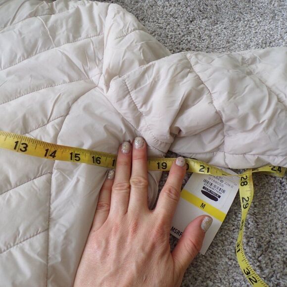 NWT Spyder cream puffer jacket M - Picture 7 of 10